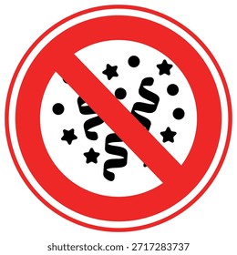 Icono de Vector de confeti que puede modificarse o editarse fácilmente


