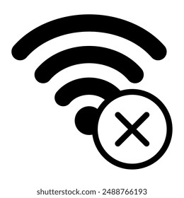 No Connection icon for web, app, infographic, etc