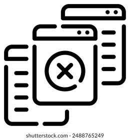 No Content icon for web, app, infographic, etc