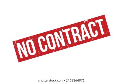 Sello de sello de goma sin contrato Vector
