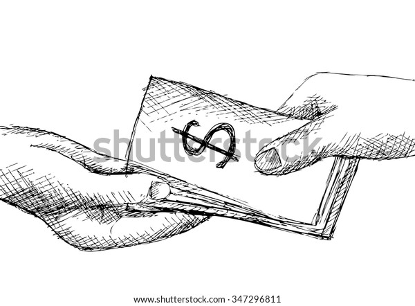 No Corruption Sketch Stock Vector (Royalty Free) 347296811