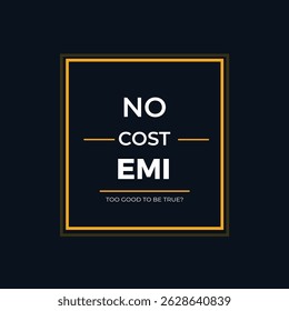 no cost emi premium design
