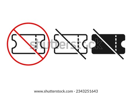 No coupon icon. illustration vector