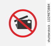 no credit card vector icon
