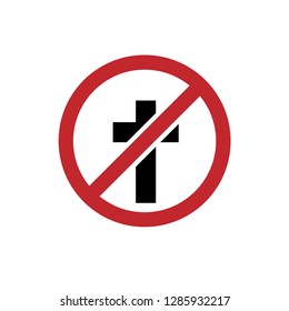 no cross sign