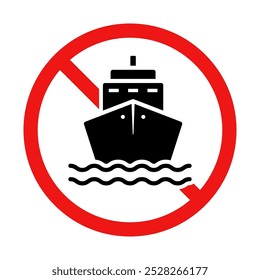 No hay signo de crucero en el fondo blanco