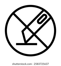 No cutter icon. No use the cutter. Cutter knife not allowed. Do not open with knife. Do not use blades to open.