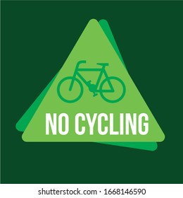 no cycling  label is a piece of paper,plastic film,cloth,metal or other material affixed to a container or product.

