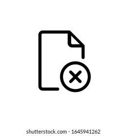 No Data Available Icon Vector