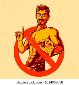 No Demons Allowed sign Propaganda