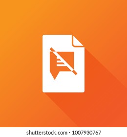 no dialogue icon