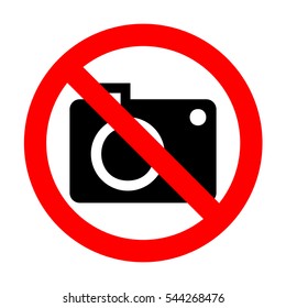 No Digital camera sign. 