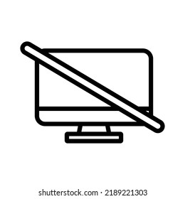 No display Vector icon which can easily modify or edit

