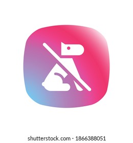 No Dog Allowed - App Icon Button