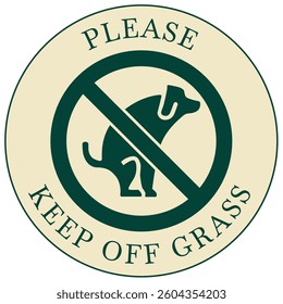 No dog allowed warning sign