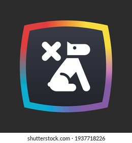 No Dog - App Icon Button