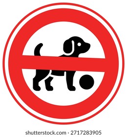Ícone de vetor 'Sem cachorro jogando' que pode ser facilmente modificado ou editado

