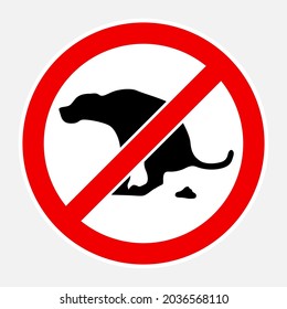 Kein Hundekap erlaubt editierbares Vektorverbotszeichen einzeln auf weißem Hintergrund