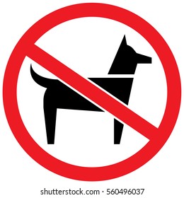No Dogs Pets Stock Vector (Royalty Free) 12748507 | Shutterstock