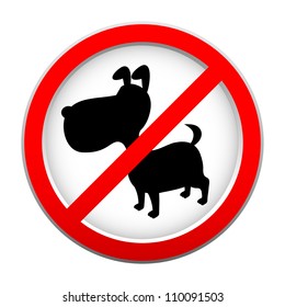 No dog sign