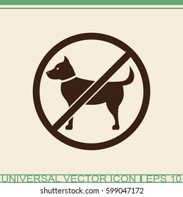 No dog sign