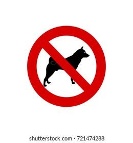 No dog sign