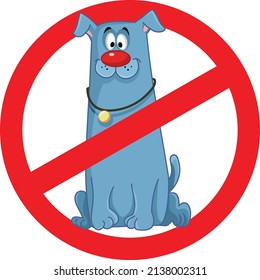 
No Dogs Allowed Icon Sign Vector Illustration. Symbol Badge For Pet Animals Not Allowed Zone
