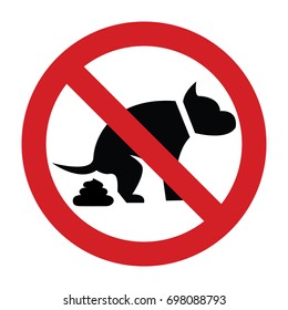 No Dogs Sign.