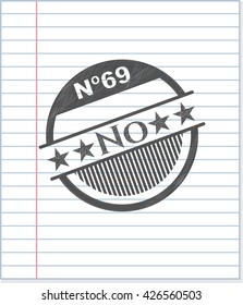No draw with pencil effect