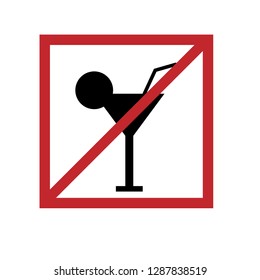 no dring sign.