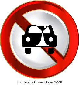 No drink and drive vector sign