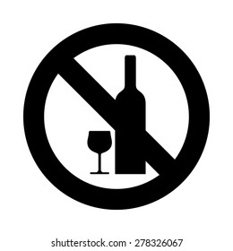 No drink icon great for any use. Vector EPS10.