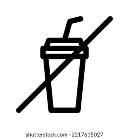 No hay icono del contorno de bebida. Gráficos vectoriales