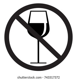 No drink silhouette