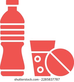No Drink vector icon. Can be used for printing, mobile and web applications.