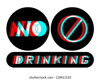 No drinking sign