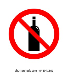No drinking sign.