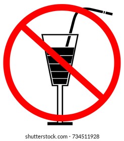 No drinking sign
