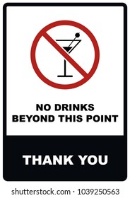 No Drinks beyond this point - Forbidden sigs