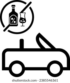 no drive no car no driving ban traffic sign 11552