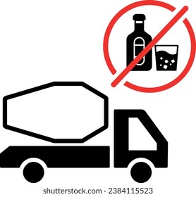 no drive no truck cement truck no driving ban 11855