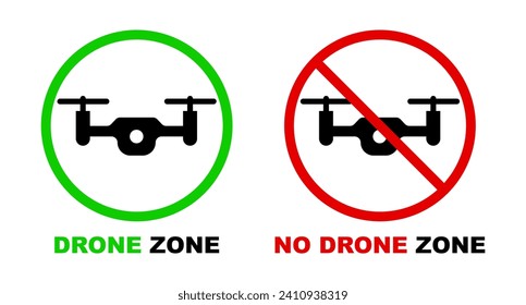 Ningún símbolo vector de icono drone. No hay símbolo de la mosca de cuadcopio