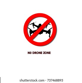 no drone zone  sign