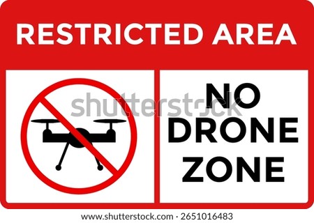no drone zone sign. No fly camera drones signs. Stop halt allowed area icons. privacy symbol Forbid air flights. prohibited Aircraft or quadcopter flights restrictive
