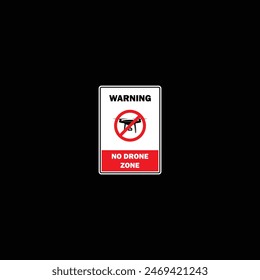 Gráficos de Vector de señal de advertencia de zona no controlada
