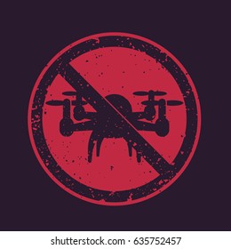 no drones sign, no fly zone