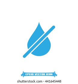 Icono de signo de no caída ilustraciones vectoriales eps10