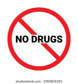 No drugs allowed on this area