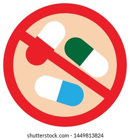 No Drugs notification