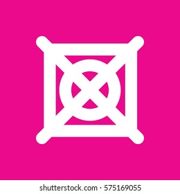 no dry cleaning icon illustration isolated vector sign symbol